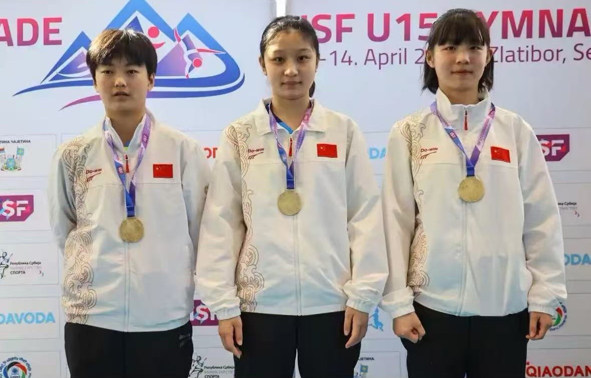 哈三中教师天博平台指导中国女子乒乓球队夺得U15世界中学生夏季运动会团体冠军(图1)